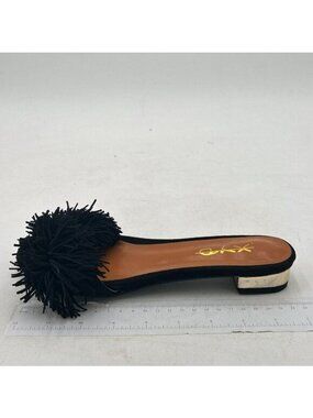 XYD Summer Fringe Slide Sandals Slip On Comfortable Slippers Solid Women Loafer